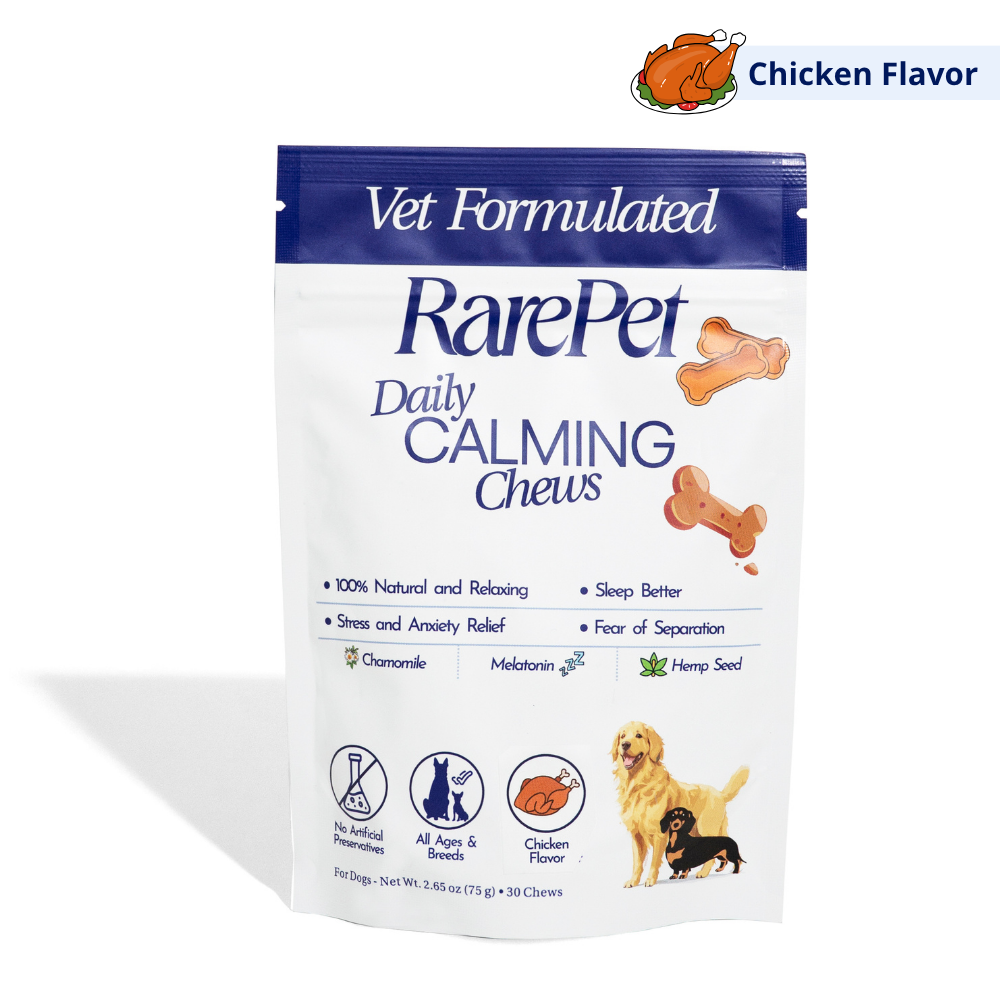 Natural Calming Treats for Dogs - Daily Anxiety & Stress Relief