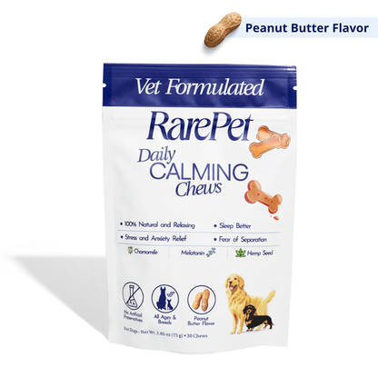 Natural Calming Treats for Dogs - Daily Anxiety & Stress Relief