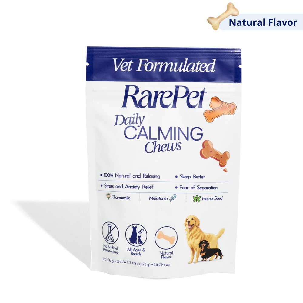 Natural Calming Treats for Dogs - Daily Anxiety & Stress Relief