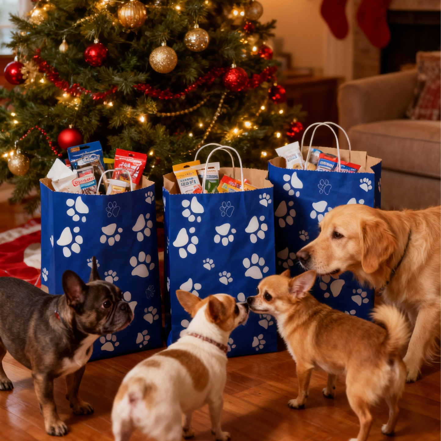 Paw Print Gift Bag – Ready to Gift 🎁