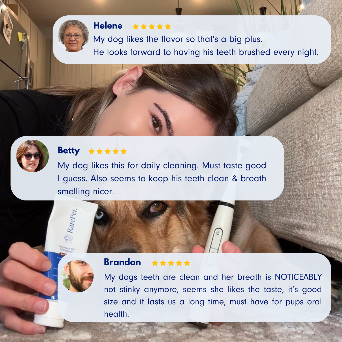 Complete Dog Dental Scaling Kit + Natural Enzymatic Toothpaste